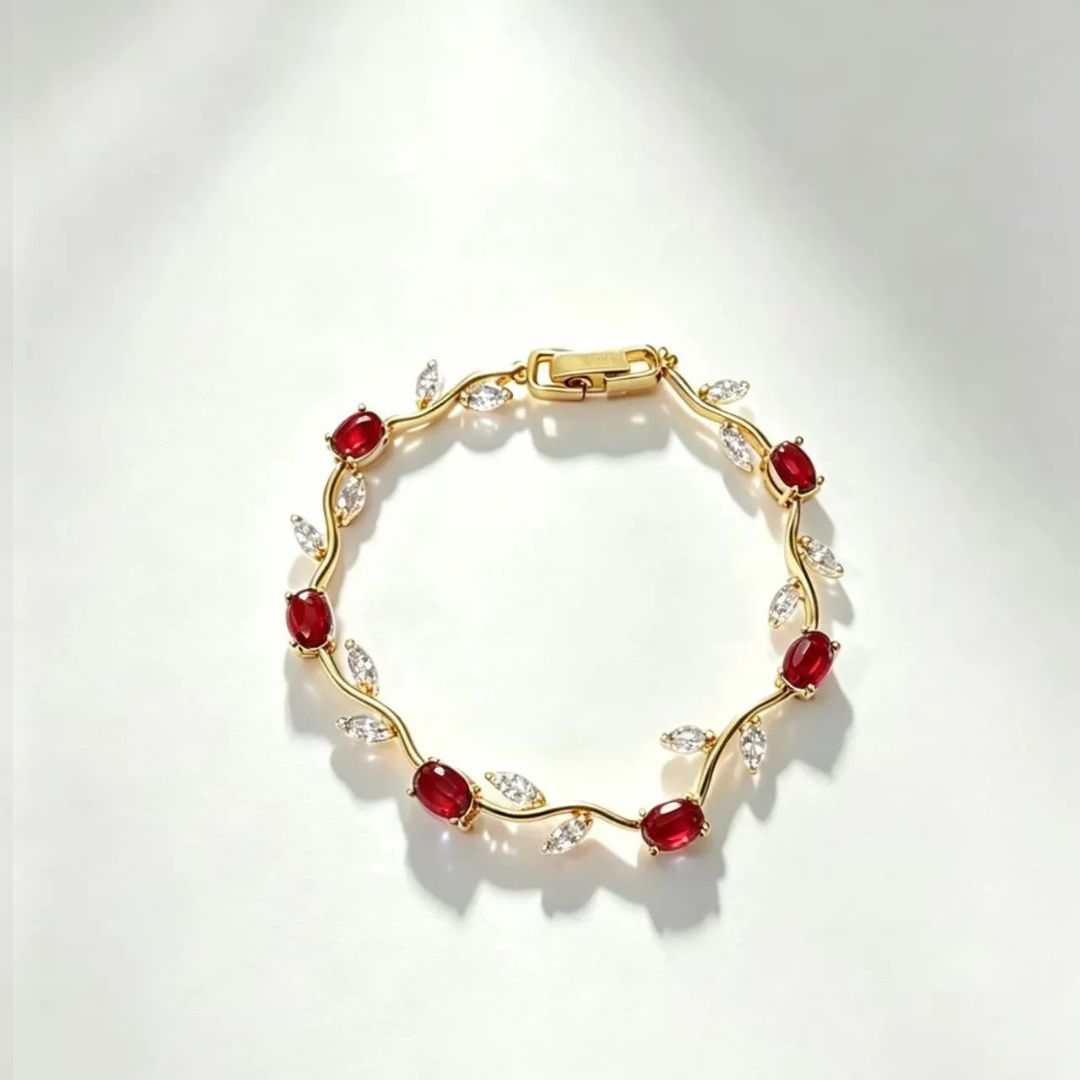Tulip Bracelet Red